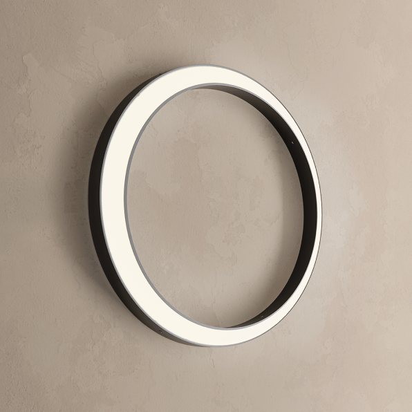 Circular wall light