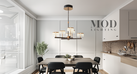 How to Hang a Chandelier at the Perfect Height Over a Dining Table