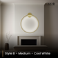 Style B - Gold,cool white
